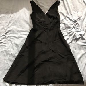 100% Silk J Crew Dress (black, 0)
